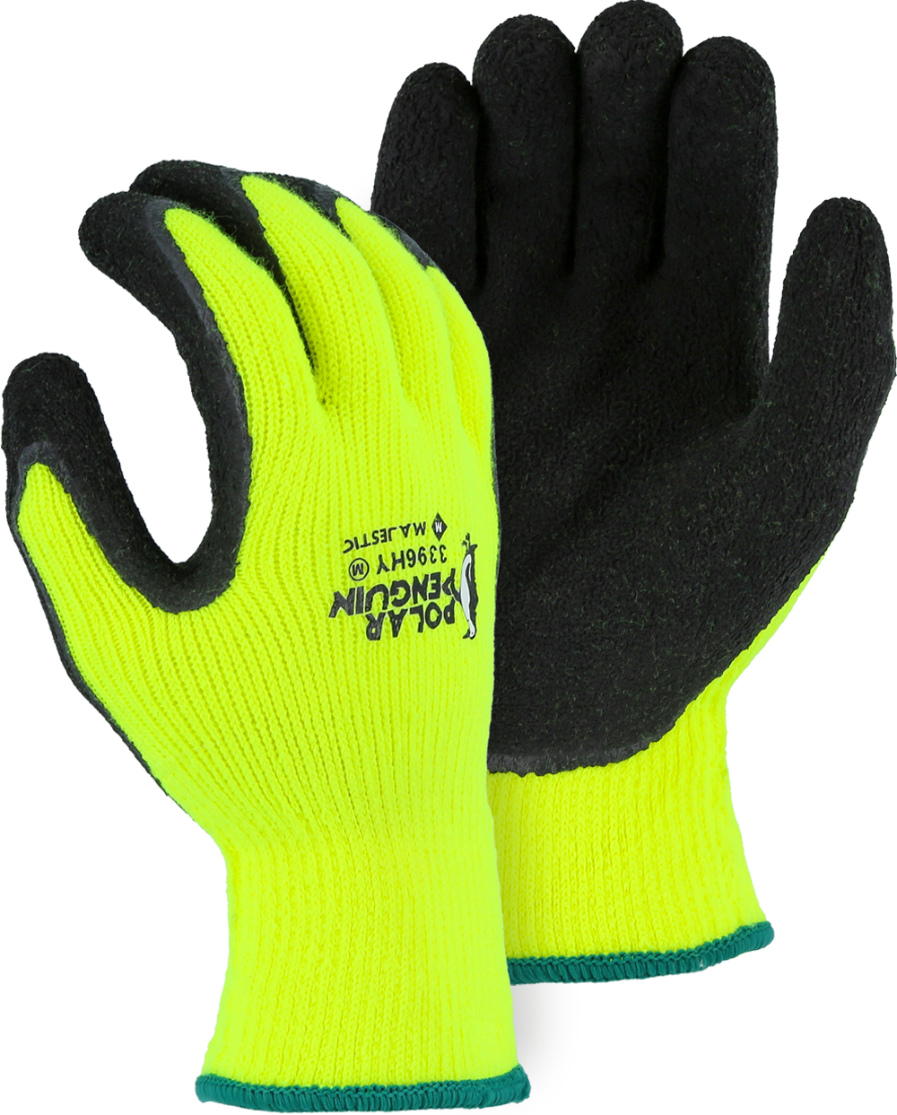 3396 - A2 Polar Penguin Lined Napped Terry Glove with Foam Latex Palm image 2
