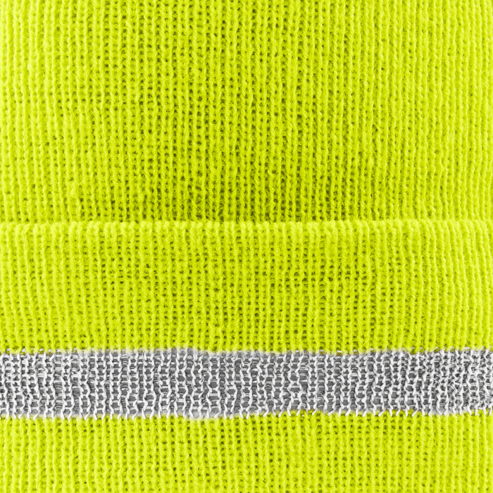 1239 - Beanie w/ Polar Fleece & Reflective Stripe image 2