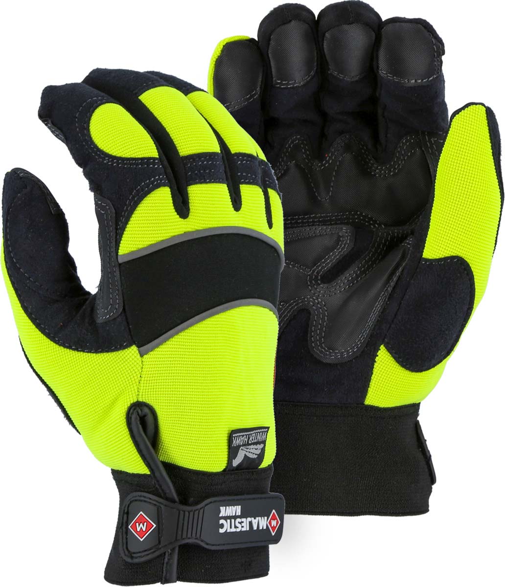 2145 - Winter Lined Armor Skin Mechanics Glove image 2