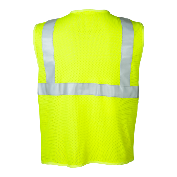 1266FR-Z-RD - FR ARC Rated ANSI Class 2 Safety Vest with Zipper and Radio Clips image 1