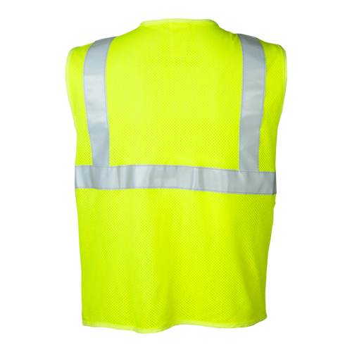 1266FR-Z-RD - FR ARC Rated ANSI Class 2 Safety Vest with Zipper and Radio Clips image 1