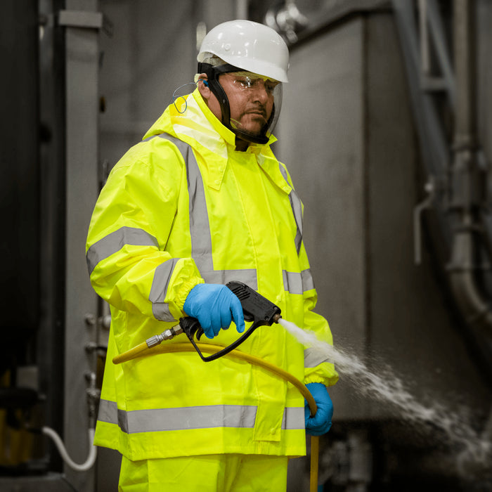 9575 - Chemical Resistant Reflective Rain Suit image 1