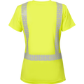 7102 - Premium Women's Fit Hi Vis Class 2 V-Neck with Elastex and GeoFlect Tape image 1