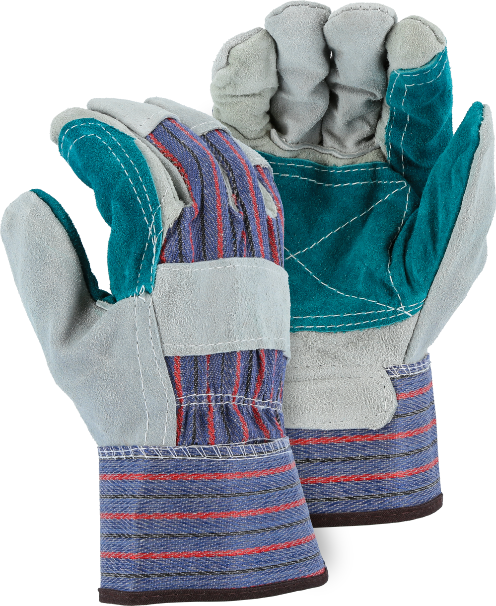 4501CDP - Split Cowhide Leather Palm Work Glove with Double Palm image 0