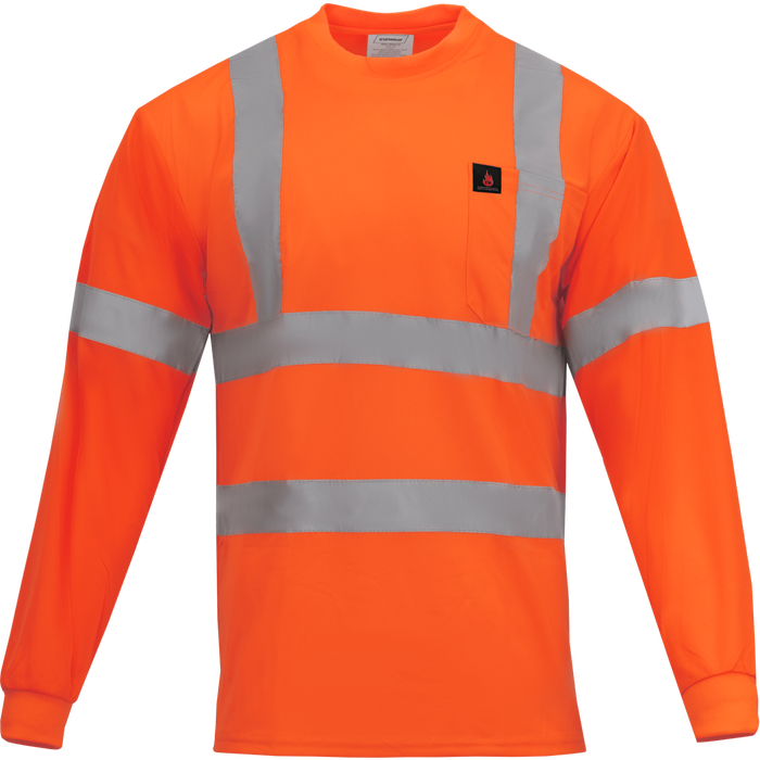 1204FR -FR Hi Vis ANSI Class 3 Shirt image 2