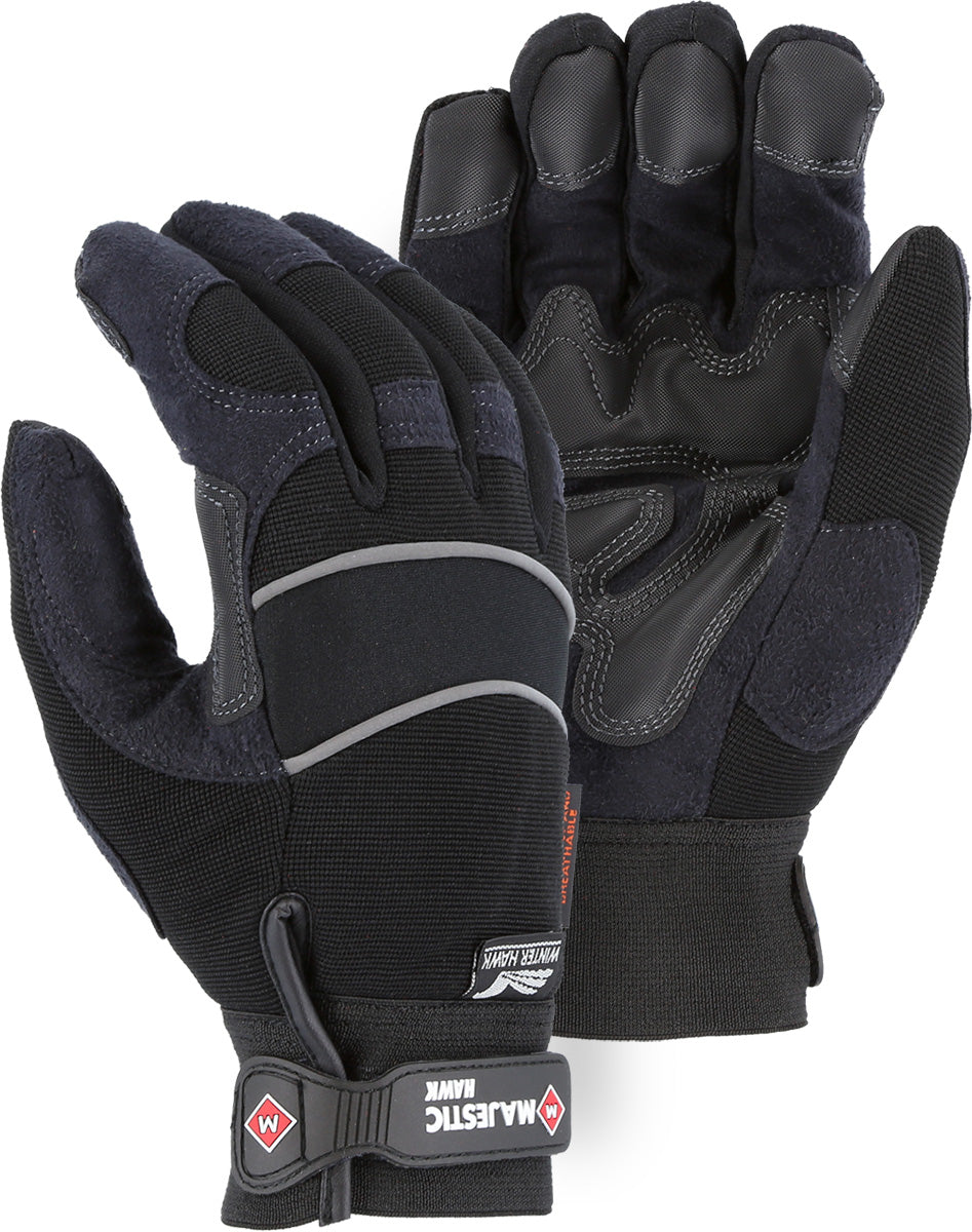 2145 - Winter Lined Armor Skin Mechanics Glove image 0