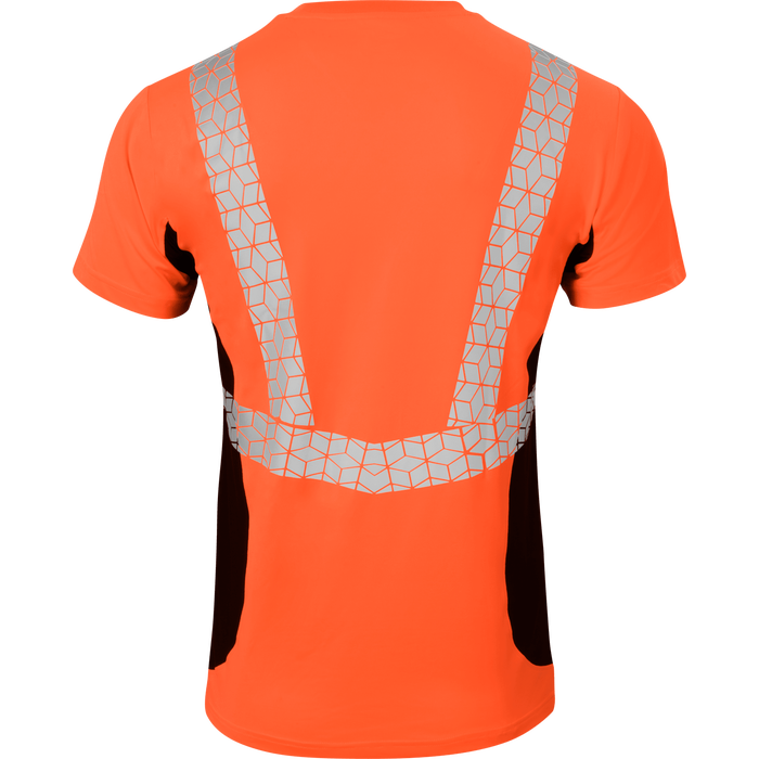 7133 - Premium Hi Vis Class 2 Crew Neck with Elastex and GeoFlect Tape image 6