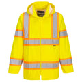 UH400 - Class 3 Hi-Vis Contrast Tape Rain Jacket image 0