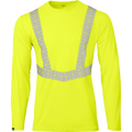 7142 - Premium Hi Vis Class 2 Crew Neck with Elastex and GeoFlect Tape image 4