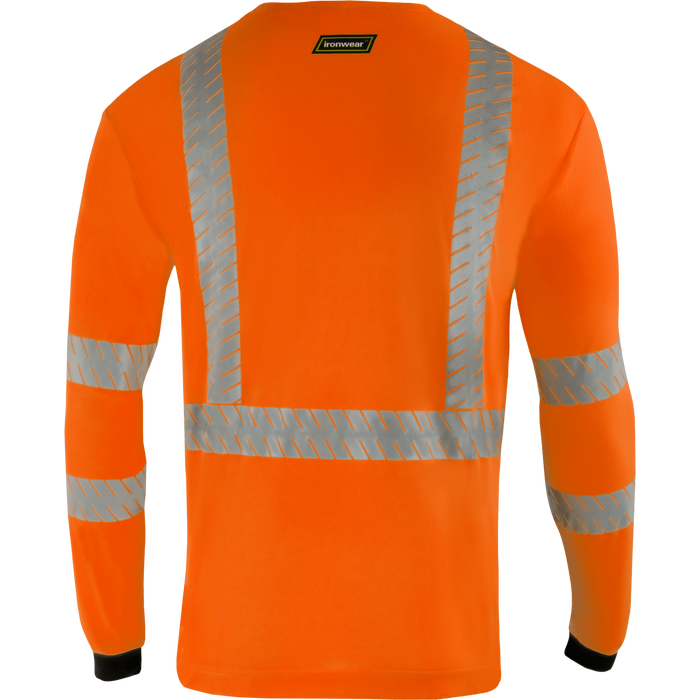 1841FR - FR Hi Vis Safety Shirt with Black Bottom image 1