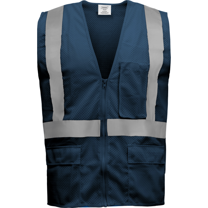 1284-Z - Economy Safety Vest with Zipper image 1