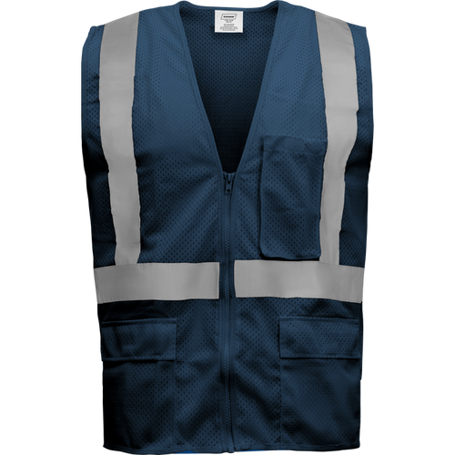 1284-Z - Economy Safety Vest with Zipper image 1