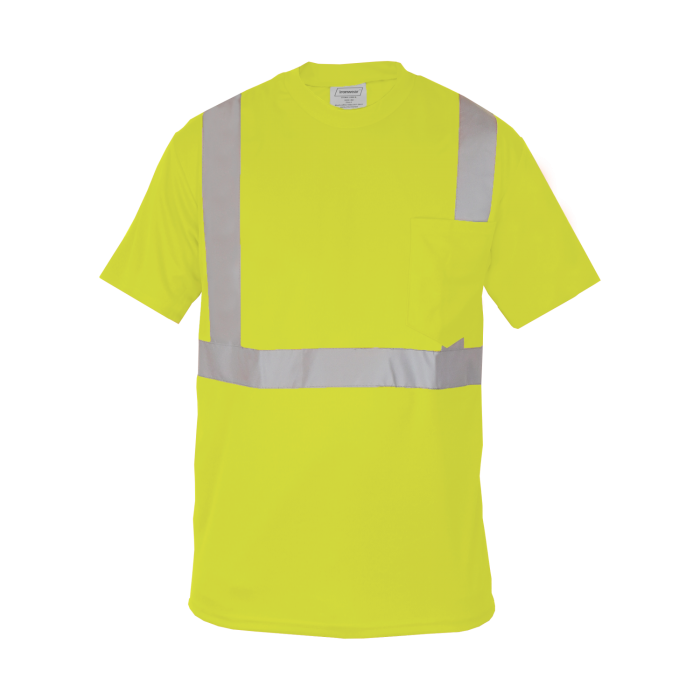 1805 - ANSI Class 2 Hi-Vis Microfiber T-Shirt image 2