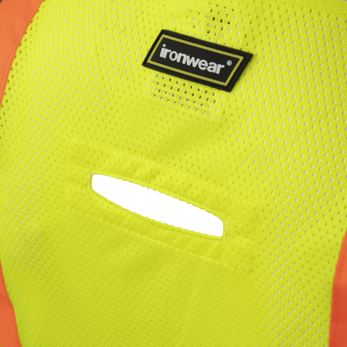 1287FR-Z-RD-DR - FR ANSI Class 2 Safety Vest with Zipper and D-Ring Opening image 2