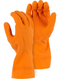 3355 - 30 MIL Heavy Duty Flock Lined Latex Glove with Diamond Grip Pattern