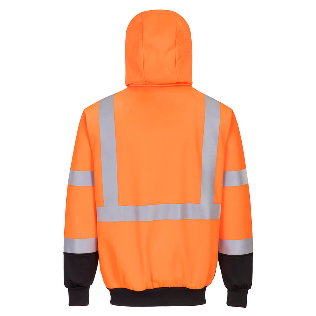 UB315 - Class 3 Hi-Vis Two-Tone Zipped Hoodie image 3