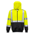 UB315 - Class 3 Hi-Vis Two-Tone Zipped Hoodie image 0
