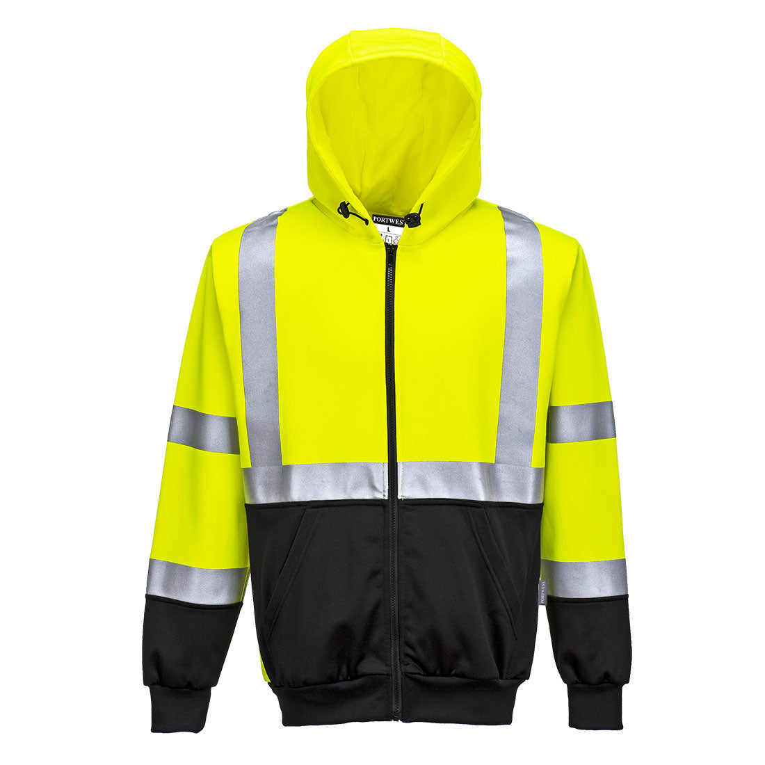 UB315 - Class 3 Hi-Vis Two-Tone Zipped Hoodie image 0