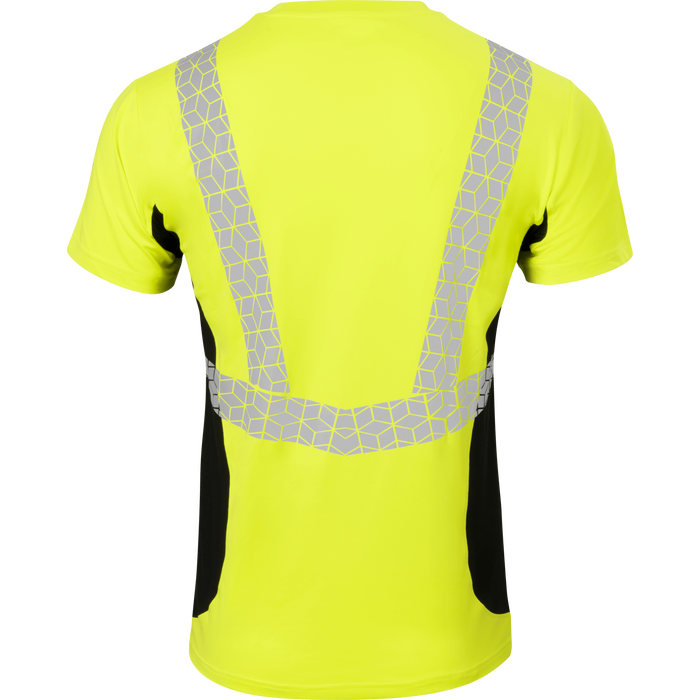 7133 - Premium Hi Vis Class 2 Crew Neck with Elastex and GeoFlect Tape image 1