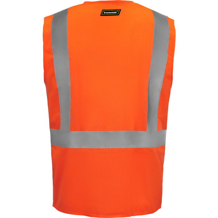 1284-Z - Economy Safety Vest with Zipper image 6