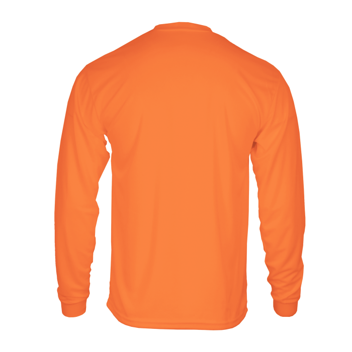 1802 - Hi-Vis Long-Sleeve Microfiber T-Shirt image 2