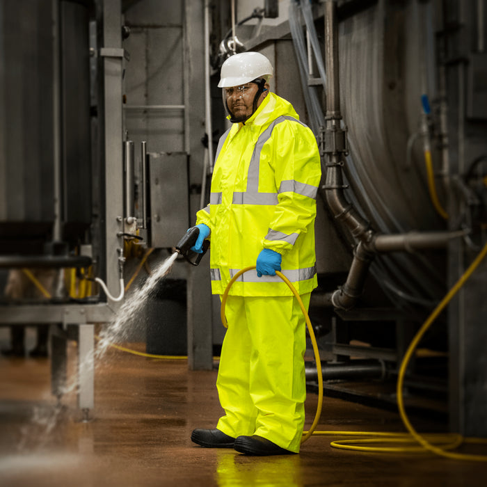 9575 - Chemical Resistant Reflective Rain Suit image 2