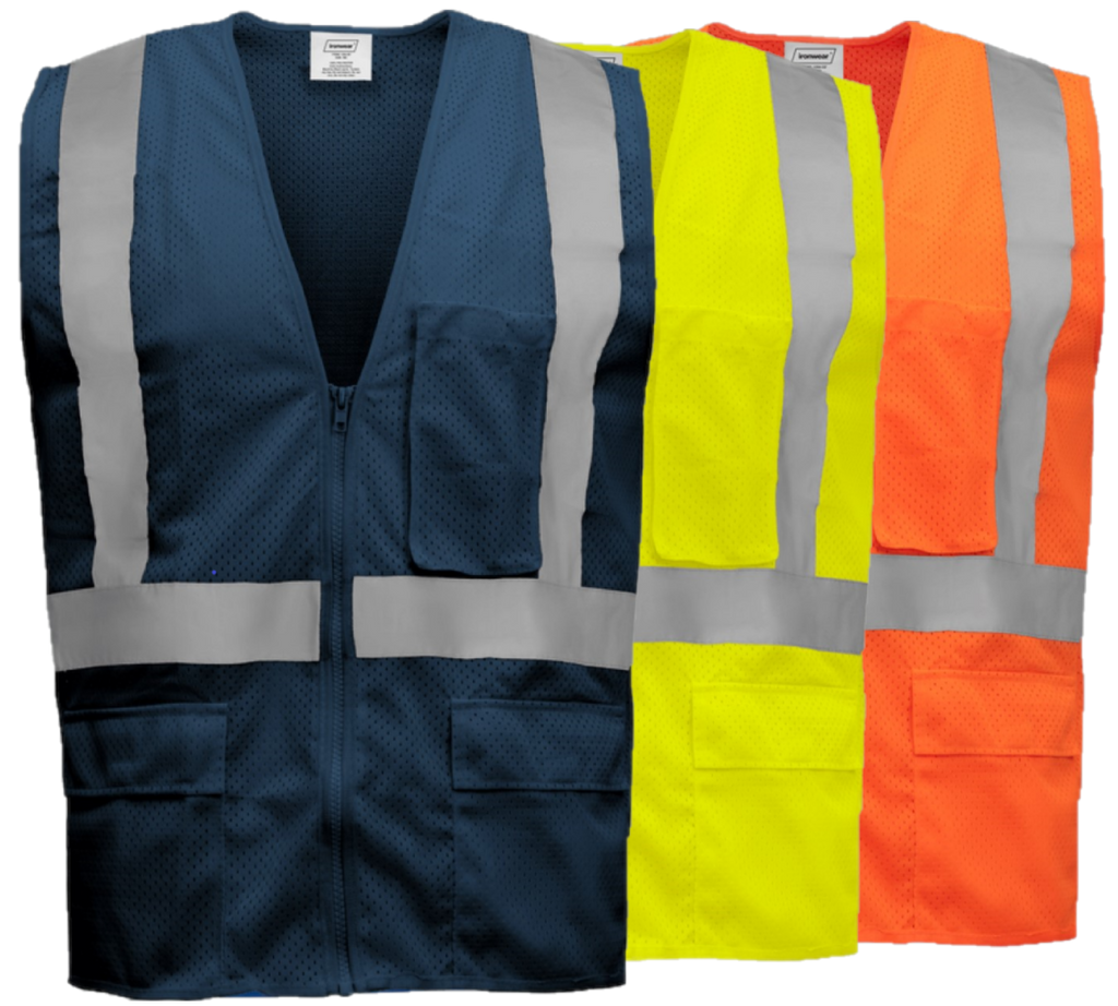 1284-Z - Economy Safety Vest with Zipper image 0