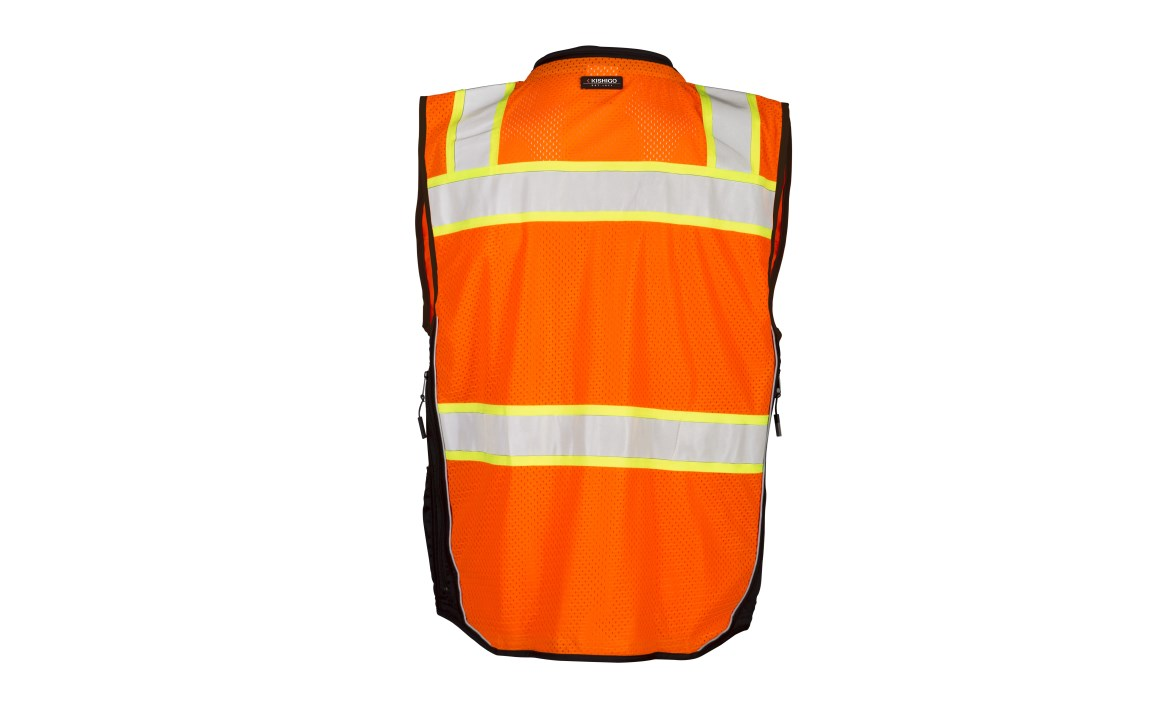 Kishigo® S5002 - Premium Black Series ANSI Class 2 Surveyor Vest image 3