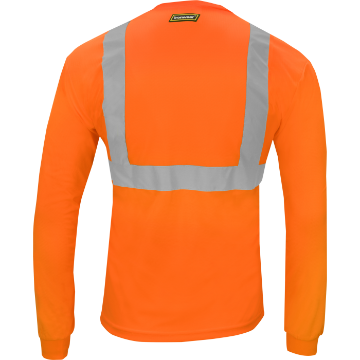 1835 - Class 2 Hi-Vis Long-Sleeve Microfiber T-Shirt image 5
