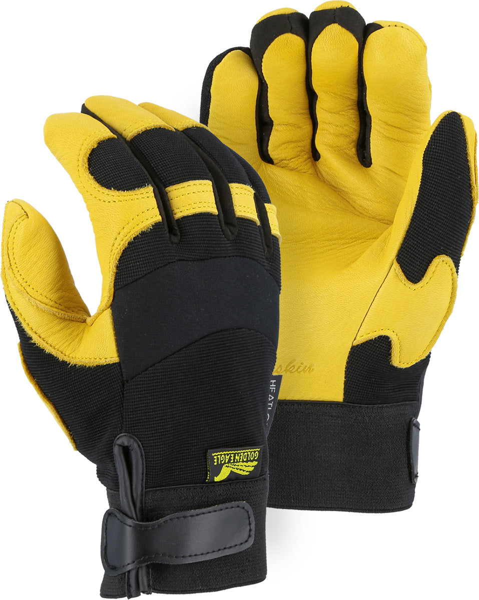 2150H - Winter Lined Mechanics Glove with Deerskin Palm and Knit Back image 0