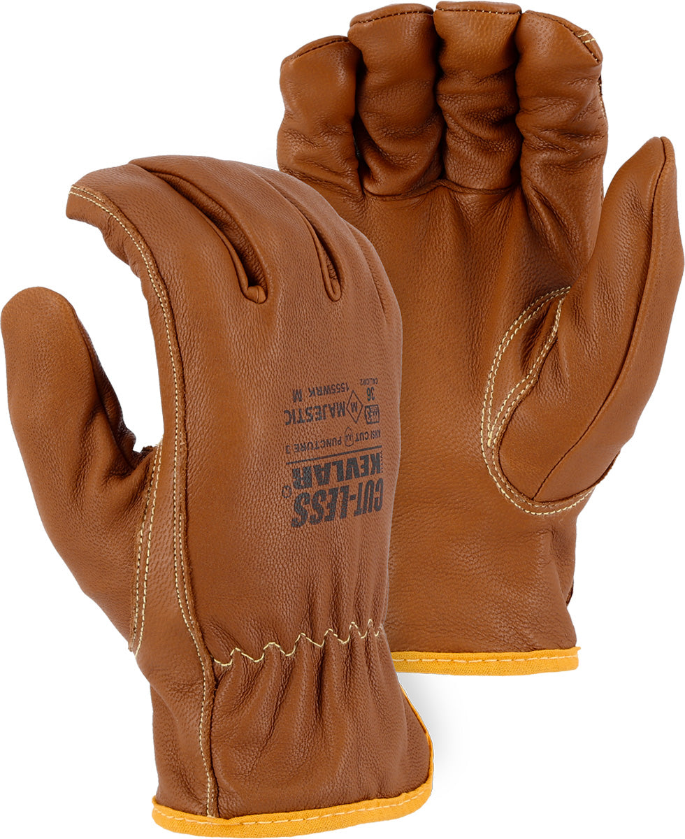 1555WRK - ANSI A4 Goatskin with Kevlar, Arc, Oil & Water-Resistant Drivers Glove image 0