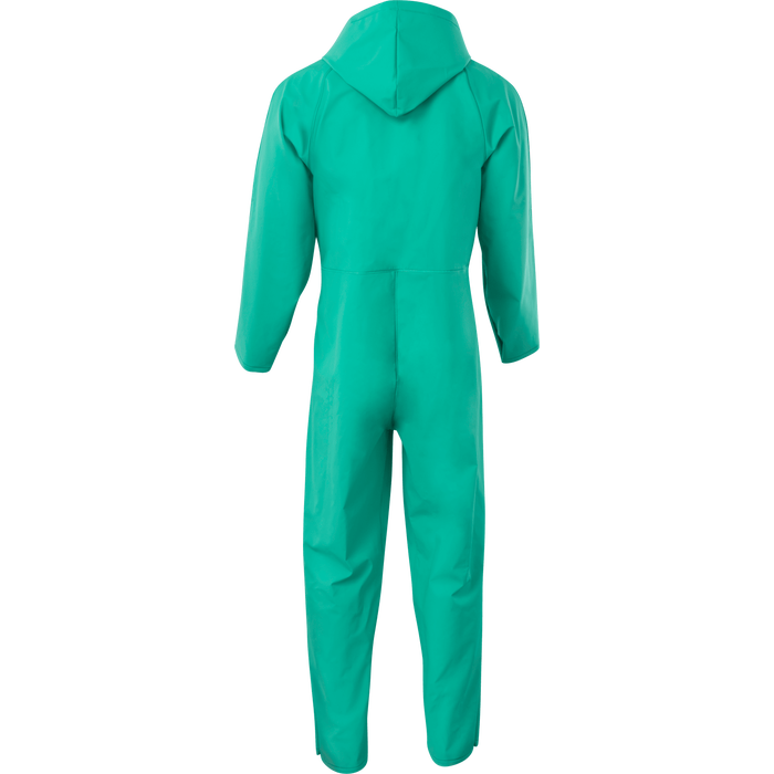 9030 - Green PVC Rain and Chemical Resistant Coverall image 1