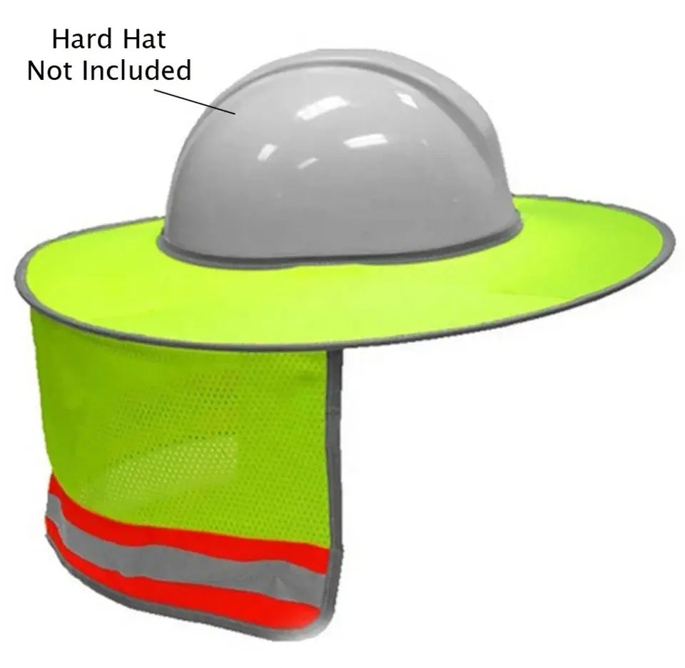 GG1010 - Hi Vis Hard Hat Sun Shield image 2