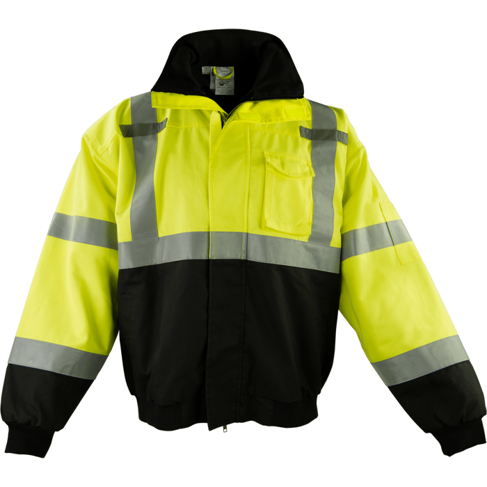 6415FR - FR ARC Rated Hi Vis Class 3 Bomber Jacket image 1