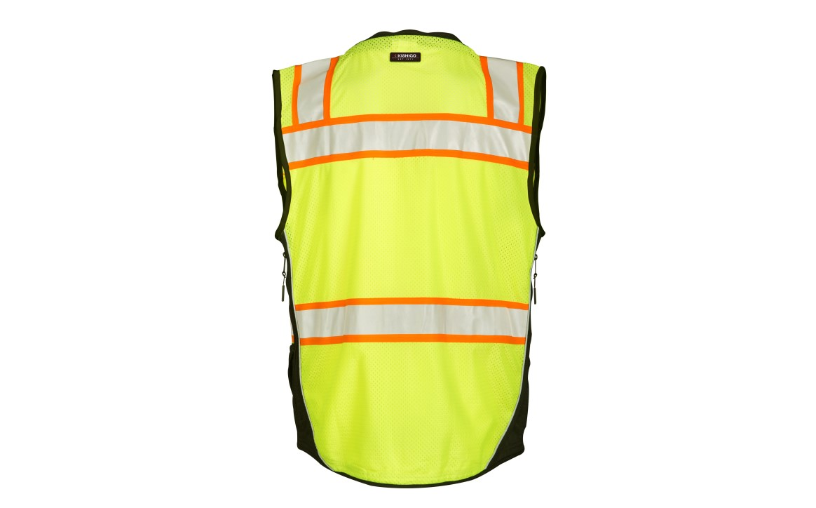Kishigo® S5002 - Premium Black Series ANSI Class 2 Surveyor Vest image 1