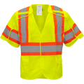 1293-BRK-RD - ANSI Class 3 Breakaway Safety Vest with Radio Clips image 0