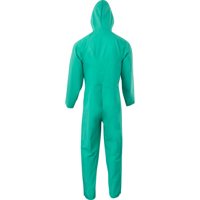 9030 - Green PVC Rain and Chemical Resistant Coverall image 3