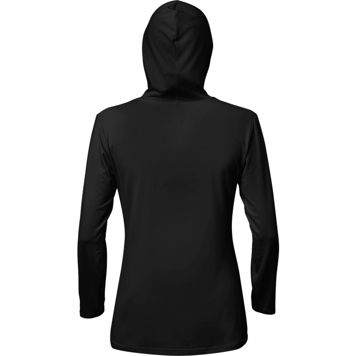 7110 - Premium Women's Fit Hooded Shirt with Elastex image 1