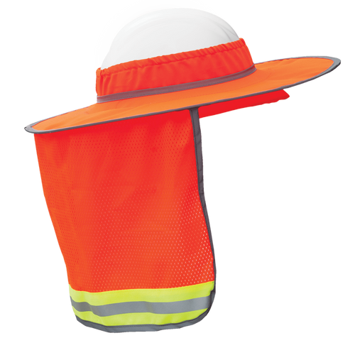 1270 - Hi Vis Hard Hat Sun Shield (Pk50) image 0