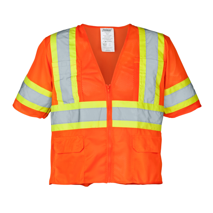 1293-Z - ANSI Class 3 Safety Vest with Zipper image 2