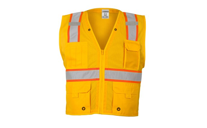Kishigo® B100 - Enhanced Visibility Multi Pocket Mesh Vest image 10