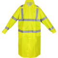 9520 - Hi Vis Class 3 Rain Coat, 48" Long image 2