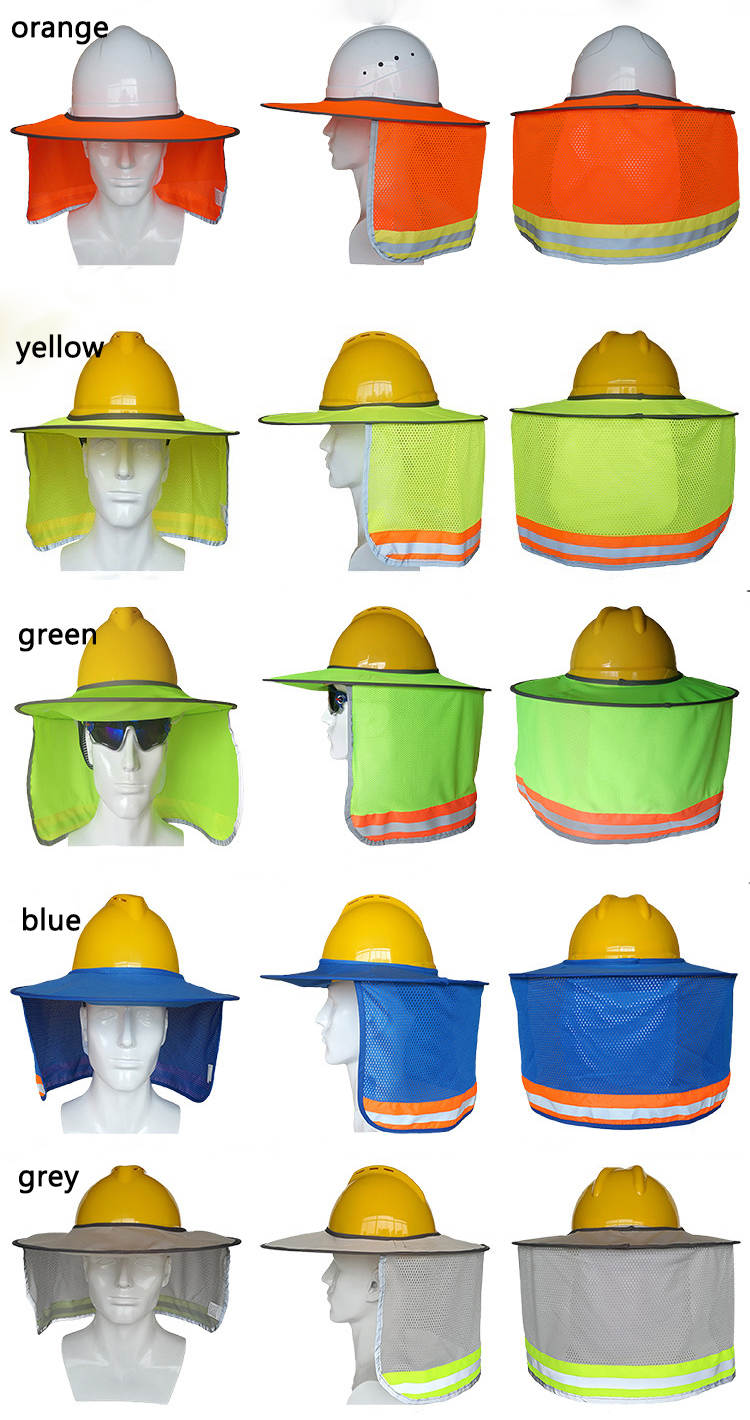 GG1010 - Hi Vis Hard Hat Sun Shield image 6
