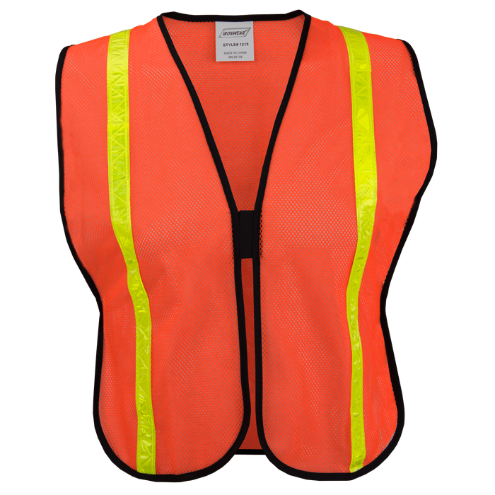 1215 - Hi Vis Economy Safety Vest with Reflective Tape, Non ANSI image 0