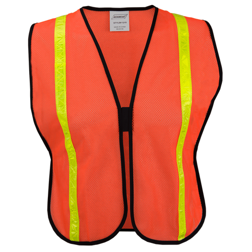 1215 - Hi Vis Economy Safety Vest with Reflective Tape, Non ANSI image 0