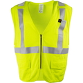 1257FR-Z-RD - FR ARC Rated ANSI Class 2 Safety Vest with Zipper image 0