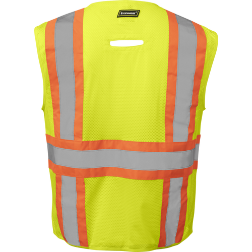 1287FR-Z-RD-DR - FR ANSI Class 2 Safety Vest with Zipper and D-Ring Opening image 1