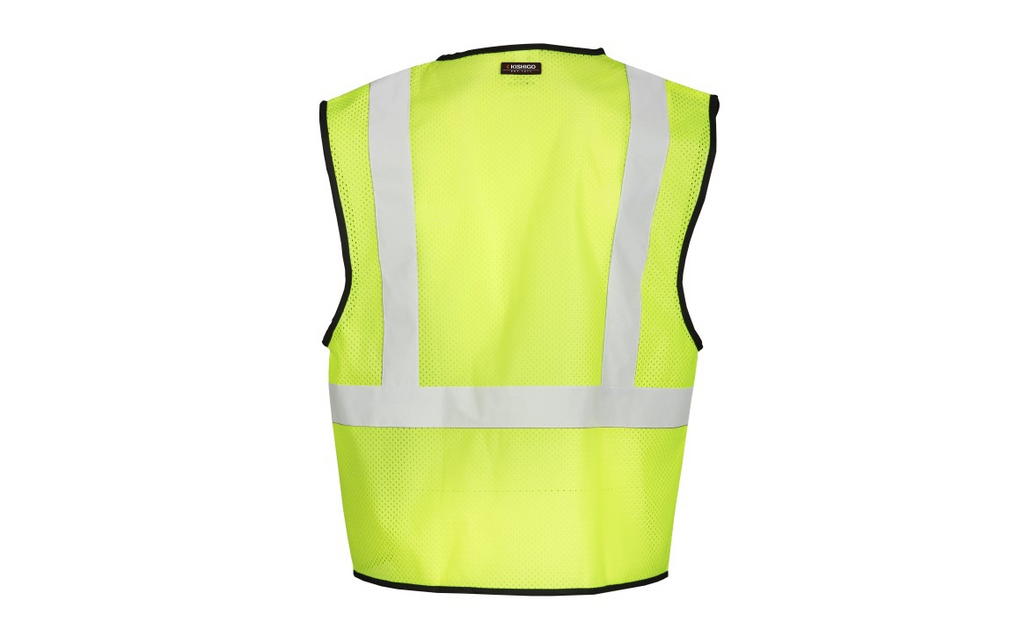 Kishigo® 1193 - ANSI Class 2 Single Pocket Hook & Loop Mesh Vest, Economy image 1