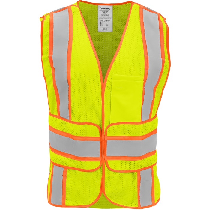 1290 - ANSI Class 2 Safety Vest with Wraparound Hook & Loop Closure image 2