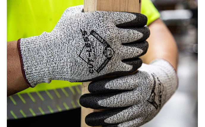 35-1305 - ANSI A2 Cut Resistant Korplex Glove with Polyurethane Palm, 13g image 2